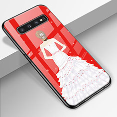 Funda Bumper Silicona Gel Espejo Vestido de Novia Carcasa K01 para Samsung Galaxy S10 5G Vistoso