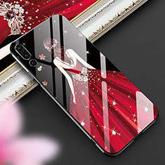 Funda Bumper Silicona Gel Espejo Vestido de Novia Carcasa K02 para Huawei P20 Pro Rojo