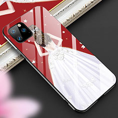 Funda Bumper Silicona Gel Espejo Vestido de Novia Carcasa M01 para Apple iPhone 11 Pro Max Blanco