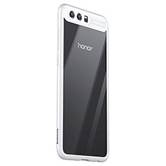 Funda Bumper Silicona Transparente Espejo 360 Grados para Huawei Honor 9 Blanco