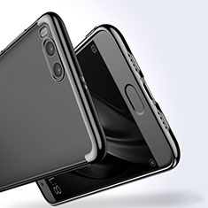 Funda Bumper Silicona Transparente Gel para Xiaomi Mi Note 3 Negro