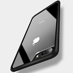 Funda Bumper Silicona Transparente para Apple iPhone 8 Plus Negro