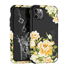 Funda Bumper Silicona y Plastico Carcasa Frontal y Trasera 360 Grados para Apple iPhone 11 Pro Negro