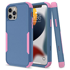 Funda Bumper Silicona y Plastico Carcasa Frontal y Trasera 360 Grados para Apple iPhone 13 Pro Max Multicolor