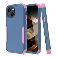 Funda Bumper Silicona y Plastico Carcasa Frontal y Trasera 360 Grados para Apple iPhone 15 Multicolor