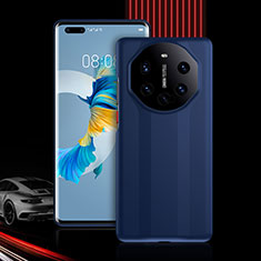 Funda Bumper Silicona y Plastico Carcasa Frontal y Trasera 360 Grados R01 para Huawei Mate 40E Pro 5G Azul