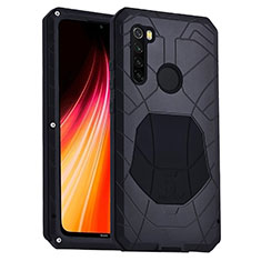 Funda Bumper Silicona y Plastico Carcasa Frontal y Trasera 360 Grados R01 para Xiaomi Redmi Note 8T Negro