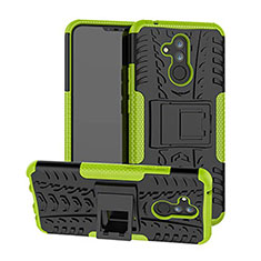 Funda Bumper Silicona y Plastico Mate Carcasa con Soporte A03 para Huawei Mate 20 Lite Verde