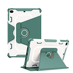 Funda Bumper Silicona y Plastico Mate Carcasa con Soporte L04 para Apple iPad Mini 4 Verde