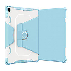 Funda Bumper Silicona y Plastico Mate Carcasa con Soporte L05 para Apple iPad Air 3 Azul