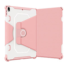 Funda Bumper Silicona y Plastico Mate Carcasa con Soporte L05 para Apple iPad Air 3 Rosa