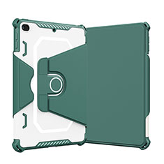 Funda Bumper Silicona y Plastico Mate Carcasa con Soporte L05 para Apple iPad Mini 4 Verde