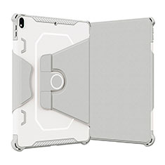 Funda Bumper Silicona y Plastico Mate Carcasa con Soporte L05 para Apple iPad Pro 10.5 Gris