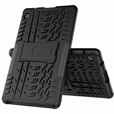 Funda Bumper Silicona y Plastico Mate Carcasa con Soporte para Huawei MatePad T 8 Negro