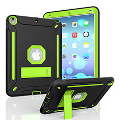 Funda Bumper Silicona y Plastico Mate Carcasa con Soporte YJ1 para Apple iPad Pro 10.5 Verde