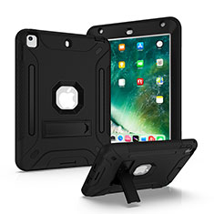 Funda Bumper Silicona y Plastico Mate Carcasa con Soporte YJ2 para Apple iPad Mini 5 (2019) Negro