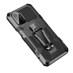 Funda Bumper Silicona y Plastico Mate Carcasa con Soporte ZJ2 para Xiaomi Mi 11i 5G Gris