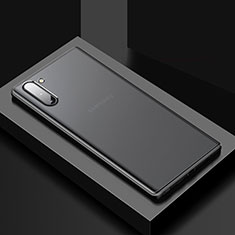 Funda Bumper Silicona y Plastico Mate Carcasa G01 para Samsung Galaxy Note 10 5G Negro