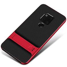 Funda Bumper Silicona y Plastico Mate Carcasa M01 para Huawei Mate 20 Rojo