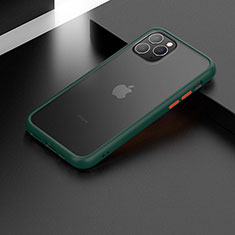 Funda Bumper Silicona y Plastico Mate Carcasa para Apple iPhone 11 Pro Max Verde