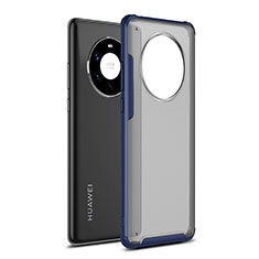 Funda Bumper Silicona y Plastico Mate Carcasa para Huawei Mate 40 Pro+ Plus Azul