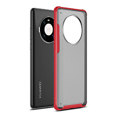 Funda Bumper Silicona y Plastico Mate Carcasa para Huawei Mate 40E 5G Rojo