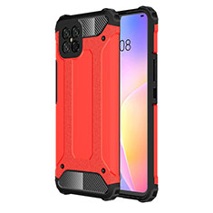 Funda Bumper Silicona y Plastico Mate Carcasa para Huawei Nova 8 SE 5G Rojo