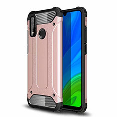 Funda Bumper Silicona y Plastico Mate Carcasa para Huawei P Smart (2020) Oro Rosa