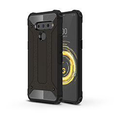 Funda Bumper Silicona y Plastico Mate Carcasa para LG V50 ThinQ 5G Negro