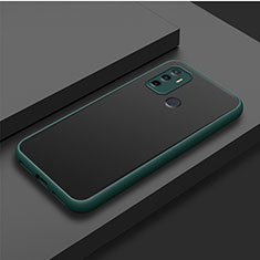 Funda Bumper Silicona y Plastico Mate Carcasa para Oppo A53 Verde Noche