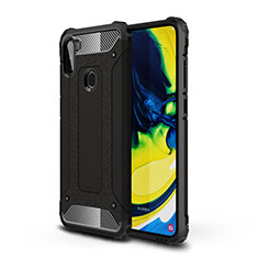 Funda Bumper Silicona y Plastico Mate Carcasa para Samsung Galaxy A11 Negro