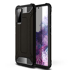 Funda Bumper Silicona y Plastico Mate Carcasa para Samsung Galaxy S20 Lite 5G Negro