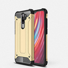 Funda Bumper Silicona y Plastico Mate Carcasa para Xiaomi Redmi Note 8 Pro Oro