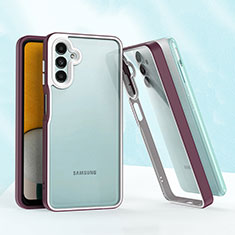 Funda Bumper Silicona y Plastico Mate Carcasa QW1 para Samsung Galaxy A13 5G Morado