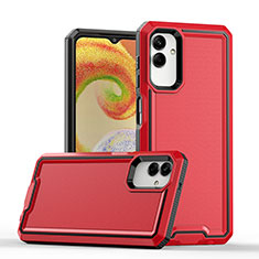 Funda Bumper Silicona y Plastico Mate Carcasa QW1 para Samsung Galaxy F14 5G Rojo