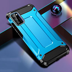 Funda Bumper Silicona y Plastico Mate Carcasa R01 para Huawei Honor V30 5G Azul Cielo