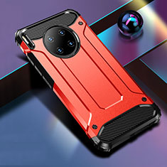 Funda Bumper Silicona y Plastico Mate Carcasa R01 para Huawei Mate 30 Pro 5G Rojo