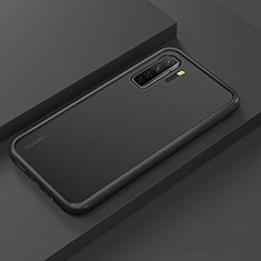 Funda Bumper Silicona y Plastico Mate Carcasa R01 para Huawei Nova 7 SE 5G Negro