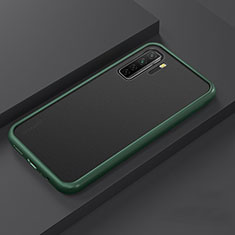 Funda Bumper Silicona y Plastico Mate Carcasa R01 para Huawei Nova 7 SE 5G Verde