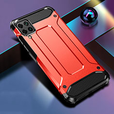 Funda Bumper Silicona y Plastico Mate Carcasa R01 para Huawei P40 Lite Rojo