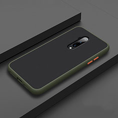 Funda Bumper Silicona y Plastico Mate Carcasa R01 para OnePlus 7T Pro Verde
