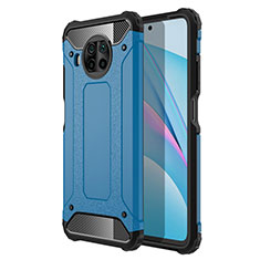 Funda Bumper Silicona y Plastico Mate Carcasa R01 para Xiaomi Mi 10T Lite 5G Azul Cielo