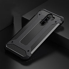 Funda Bumper Silicona y Plastico Mate Carcasa R01 para Xiaomi Redmi Note 8 Pro Negro