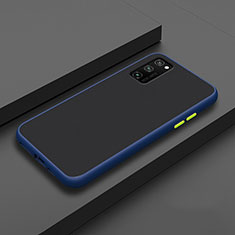 Funda Bumper Silicona y Plastico Mate Carcasa R02 para Huawei Honor View 30 5G Azul