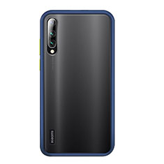 Funda Bumper Silicona y Plastico Mate Carcasa R02 para Xiaomi Mi A3 Azul