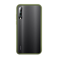 Funda Bumper Silicona y Plastico Mate Carcasa R02 para Xiaomi Mi A3 Verde
