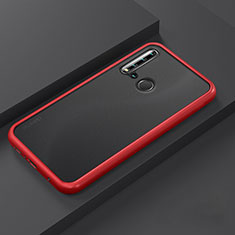 Funda Bumper Silicona y Plastico Mate Carcasa R03 para Huawei Nova 5i Rojo