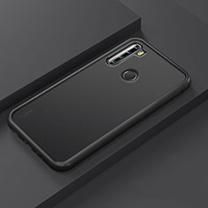 Funda Bumper Silicona y Plastico Mate Carcasa R03 para Xiaomi Redmi Note 8 (2021) Negro