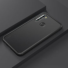 Funda Bumper Silicona y Plastico Mate Carcasa R03 para Xiaomi Redmi Note 8T Negro