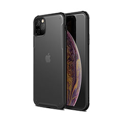 Funda Bumper Silicona y Plastico Mate Carcasa T01 para Apple iPhone 11 Pro Max Negro